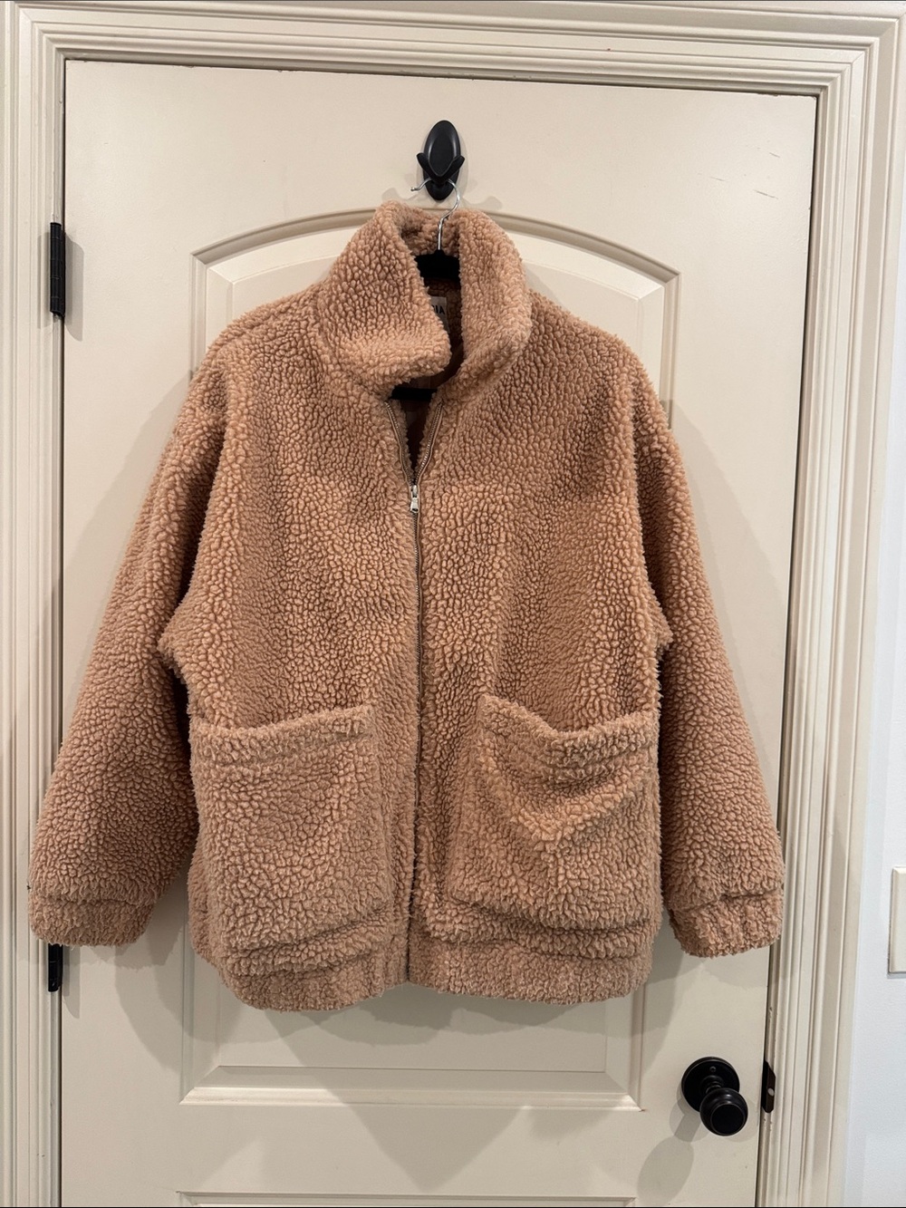 I.AM.GIA Plush Teddy Coat in Camel - Picture 1 of 2